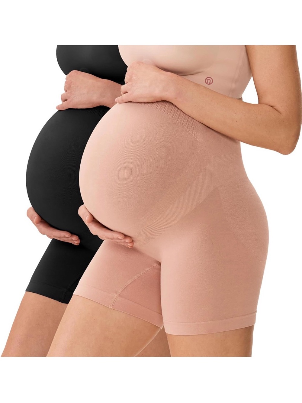 Momcozy Maternity Shapewear for Under Dresses, Anti-Chafing, Cotton Gusset